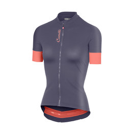 CASTELLI Kurzarm Fahrradtrikot - ANIMA 2.0 LADY - Blau/Rosa