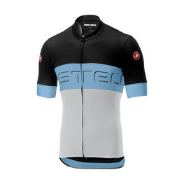 CASTELLI Kurzarm Fahrradtrikot - PROLOGO VI - Blau/Weiß/Schwarz