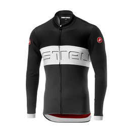 CASTELLI Langarm Fahrradtrikot für den Sommer - PROLOGO VI SUMMER - Schwarz/Grau/Beige