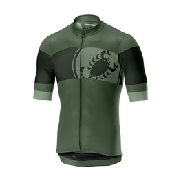 CASTELLI Kurzarm Fahrradtrikot - RUOTA - Grün