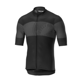 CASTELLI Kurzarm Fahrradtrikot - RUOTA - Schwarz/Grau