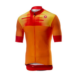 CASTELLI Kurzarm Fahrradtrikot - A BLOC - Orange