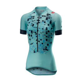 CASTELLI Kurzarm Fahrradtrikot - CLIMBER'S LADY - Blau