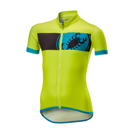 CASTELLI Kurzarm Fahrradtrikot - FUTURE RACER KIDS - Gelb
