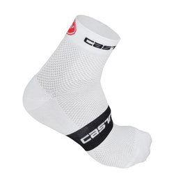 CASTELLI Klassische Fahrradsocken - FREE 6 - Weiß