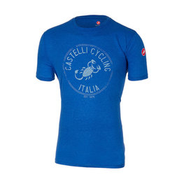 CASTELLI Kurzarm Fahrrad-Shirt - ARMANDO  - Blau