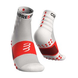COMPRESSPORT Klassische Fahrradsocken - TRAINING - Weiß