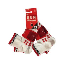 COMPRESSPORT Klassische Fahrradsocken - TRAINING - Weiß