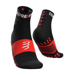 COMPRESSPORT Klassische Fahrradsocken - TRAINING - Schwarz