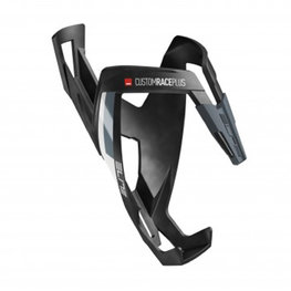 ELITE Fahrrad-Flaschenhalter - CUSTOM RACE PLUS - Schwarz/Weiß