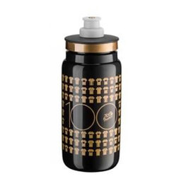 Fahrrad-Wasserflasche - TDF 2019 550 ml - Gold/Schwarz