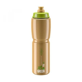 ELITE Fahrrad-Wasserflasche - JET GREEN 950 ml - Braun