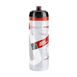 ELITE Fahrrad-Wasserflasche - SUPERCORSA 750 ml - Transparent/Rot