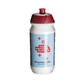 Fahrrad-Wasserflasche -  KATUSHA 2018 550 ml - Weiß/bordeaux/Hellblau