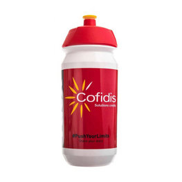 Fahrrad-Wasserflasche - COFIDIS 2018 550 ml - Weiß/Rot