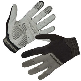 Langfinger-Fahrradhandschuhe - HUMMVEE PLUS II - Schwarz/Grau