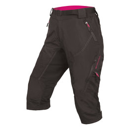 3/4 lange Fahrradhose ohne Träger - HUMMVEE II 3/4 LADY - Schwarz