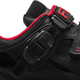 FLR Fahrradschuhe - F65 MTB - Schwarz/Rot