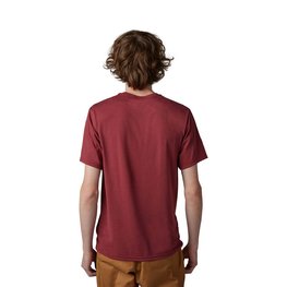 FOX Kurzarm Fahrrad-Shirt - SHIELD - bordeaux
