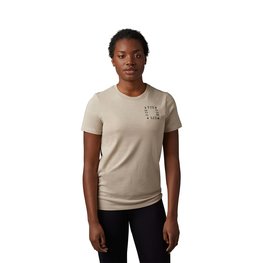 FOX Kurzarm Fahrrad-Shirt - HINKLEY LADY - Beige