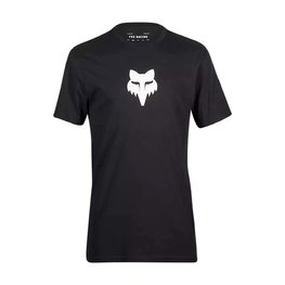 FOX Kurzarm Fahrrad-Shirt - FOX HEAD PREMIUM - Schwarz