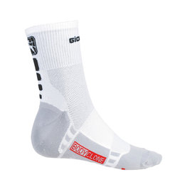 GIORDANA Klassische Fahrradsocken - FR-C - Grau/Weiß