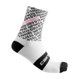CASTELLI Klassische Fahrradsocken - GIRO 103 - Schwarz/Weiß