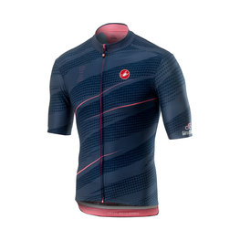 CASTELLI Kurzarm Fahrradtrikot - GAVIA MORTILO 2019 - Blau/Rosa