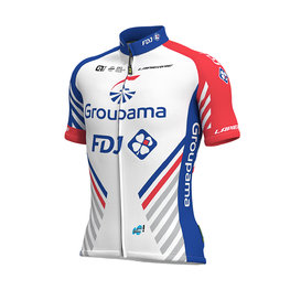 ALÉ Kurzarm Fahrradtrikot - GROUPAMA FDJ 2019 - Weiß/Blau/Rot