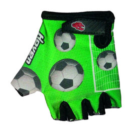 HAVEN Fingerlose Fahrradhandschuhe - DREAM KIDS - Grün/Weiß/Schwarz