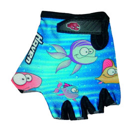 HAVEN Fingerlose Fahrradhandschuhe - DREAM KIDS - Schwarz/Blau