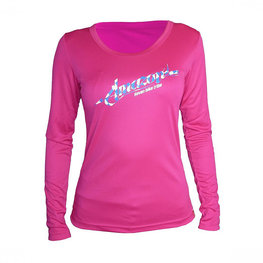 HAVEN Langarm Fahrradtrikot für den Sommer - AMAZON LADY LONG MTB - Rosa