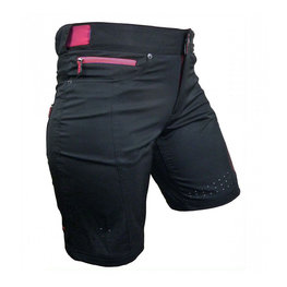 HAVEN Fahrradshorts ohne Träger - AMAZON LADY - Schwarz/Rosa