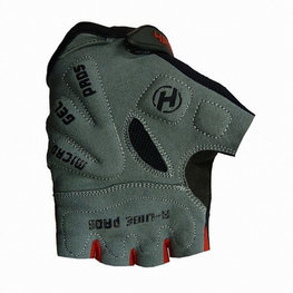 HAVEN Fingerlose Fahrradhandschuhe - DEMO SHORT - Schwarz/Rot
