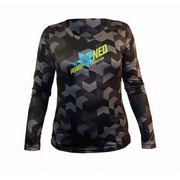 HAVEN Langarm Fahrradtrikot für den Sommer - PEARL NEO LONG LADY - Schwarz