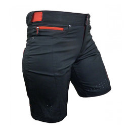 HAVEN Fahrradshorts ohne Träger - AMAZON LADY - Schwarz/Rot