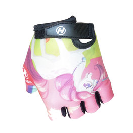 HAVEN Fingerlose Fahrradhandschuhe - DREAM KIDS - Schwarz/Rosa