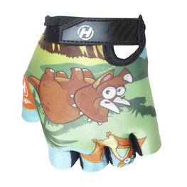 HAVEN Fingerlose Fahrradhandschuhe - DREAM KIDS - Orange/Schwarz/Grün