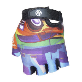 HAVEN Fingerlose Fahrradhandschuhe - DREAM KIDS - Blau/Grün/mehrfarbig/Schwarz/Lila/Orange