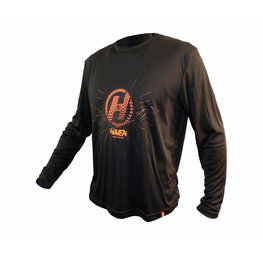 HAVEN Langarm Fahrradtrikot für den Sommer - NAVAHO LONG II - Schwarz/Rot