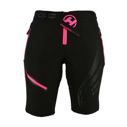HAVEN Fahrradshorts ohne Träger - ENERGY LADY - Rosa/Schwarz