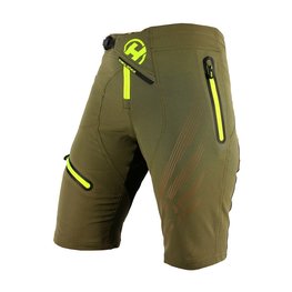 HAVEN Fahrradshorts ohne Träger - ENERGY LADY - Grün/Gelb