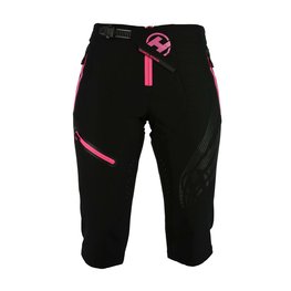 HAVEN Fahrradshorts ohne Träger - ENERGY THREEQ 3/4 W - Rosa/Schwarz