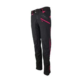 HAVEN Lange Fahrradhose ohne Träger  - TRINITY - Schwarz/Rosa