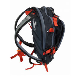 HAVEN Rucksack - LUMINITE II 18L - Schwarz/Rot