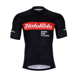 HOLOKOLO Kurzarm Fahrradtrikot - OBSIDIAN - Rot/Schwarz