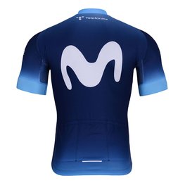 BONAVELO Kurzarm Fahrradtrikot - MOVISTAR 2024 - Blau