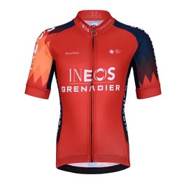 BONAVELO Kurzarm Fahrradtrikot - INEOS 2025 KIDS - Rot/Blau