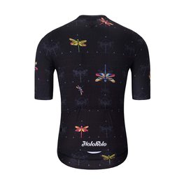 HOLOKOLO Kurzarm Fahrradtrikot - DRAGONFLIES ELITE - Schwarz