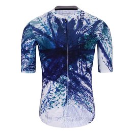 HOLOKOLO Kurzarm Fahrradtrikot - TRACES ELITE - Blau/Weiß